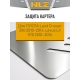 Защита картера для TOYOTA Land Cruiser 200 2010-2014, Lexus LX 570 2010-2014 4.7/5.7 бензин NLZ алюминий, 3мм с крепежом / Тойота Ленд крузер